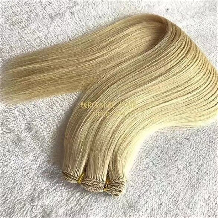 Best remy human hand-tied hair wefts wholesale in China A146